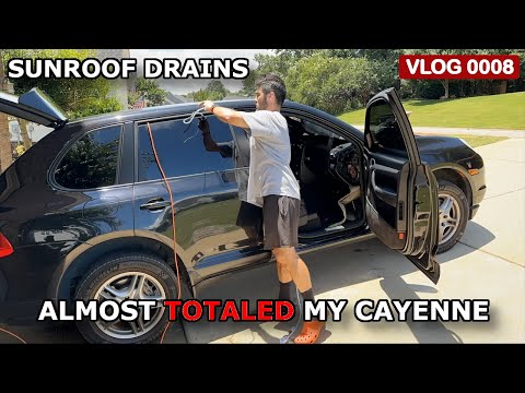 Видео: Засоренные водостоки люка чуть не разрушили мой Cayenne