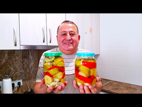 Видео: Безумно Вкусные МАРИНОВАННЫЕ КАБАЧКИ! Быстрый Рецепт!