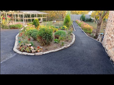 Видео: 🎉Мечты сбываются🎉 заасфальтировали двор🎉 #асфальтирование #асфальт #город61 #обзоручастка #обзор