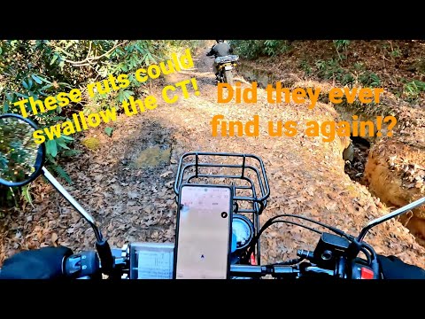 Видео: Honda CT125 и TW200 отправляются в путь, который, как они говорили, нам не по зубам! Выдержали ли...