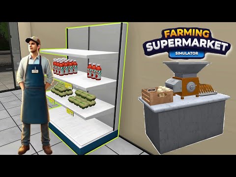 Видео: Farming & Supermarket Simulator - ПОСТАВИЛ  МАШИНУ # 2