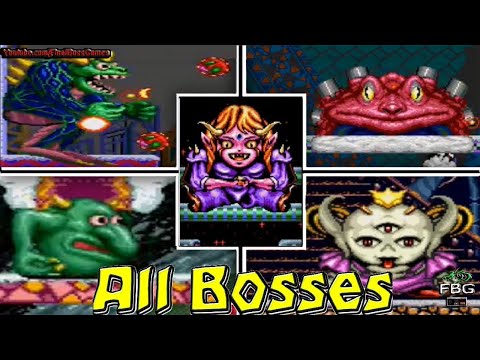 Видео: Снежные братья Ник и Том — все боссы