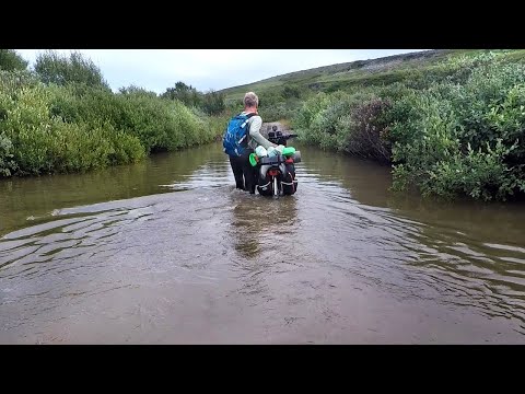 Видео: Полуостров Рыбачий.  Велопоход