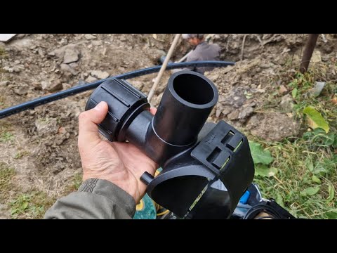 Видео: Врезка в центральный водопровод. Электро сварная седелка в деле!!!
