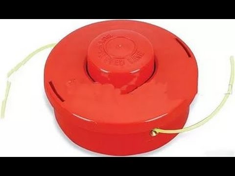 Видео: Бензокосилка ручная. Замена лески в катушке.