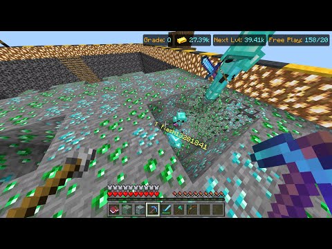 Видео: Minecraft Prison 003 - вдвоём собираем блоки на PvP шахте, продаём, копим золото