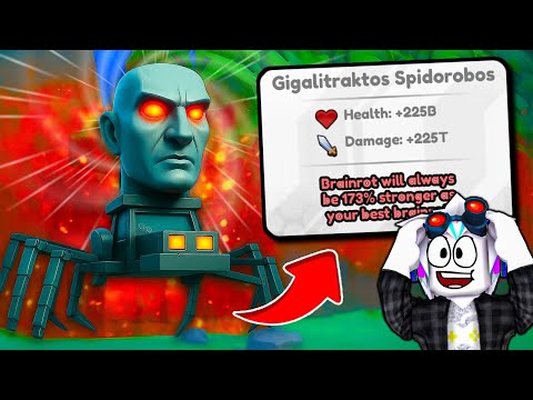 Видео: Я ПОЛУЧИЛ НОВУЮ ЭВОЛЮЦИЮ GIGALITRAKTOS SPIDOROBOS В ЭВОЛЮЦИИ БРЕЙНРОТ! ROBLOX Brainrot Evolution
