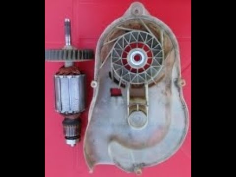 Видео: BOSCH Rotak 40 & BOSCH Rotak 43. Снятие якоря двигателя газонокосилки.