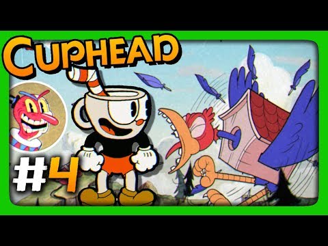Видео: Cuphead Прохождение #4 ✅ ДИКАЯ КУКУШКА | КЛОУН МУДИЛА