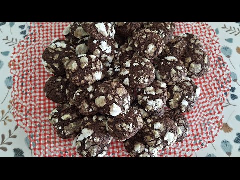 Видео: Шоколадное печенье с трещенками😊💐