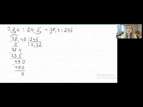 Видео: Деление десятичной дроби на десятичную дробь