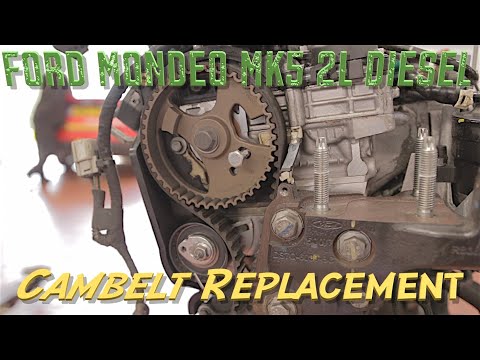 Видео: Замена ремня ГРМ Ford Mondeo Mk5 2L Diesel