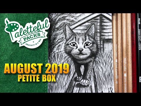 Видео: УГОЛЬНЫЕ КАРАНДАШИ WOLFF'S CARBON и СКЕТЧБУК PENTALIC | Paletteful Packs 08.2019