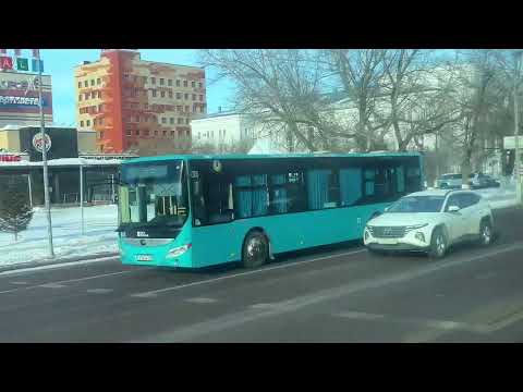 Видео: - 3 -  Караганда из окна Автобуса   ( 12 февраля 2025)