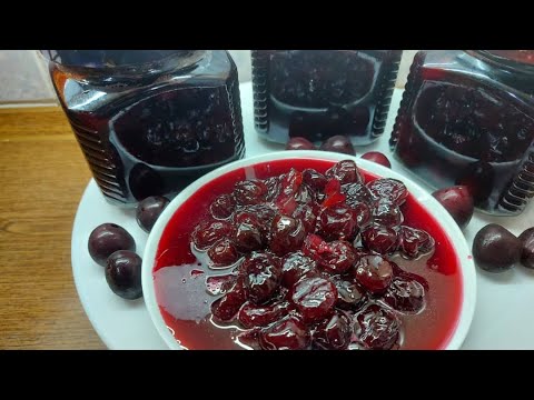 Видео: Варенье из черешни без косточек🍒для чего в варенье лимон 🍋/ стерилизуем банки/ МАМИНЫ ЗАГОТОВКИ