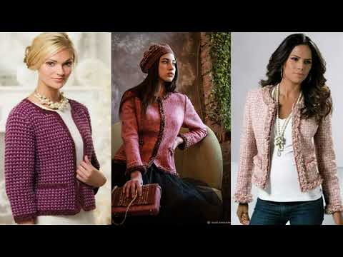 Видео: ❤️ВЯЗАНЫЕ ЖАКЕТЫ В СТИЛЕ ШАНЕЛЬ❤️Вяжем модные жакеты спицами.