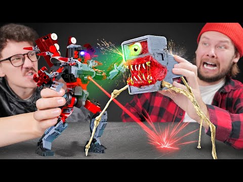 Видео: LEGO Скибиди Титаны ПРОТИВ Зомби: Финальная DIY-Битва! Кто победит? 🧟‍♂️🚽
