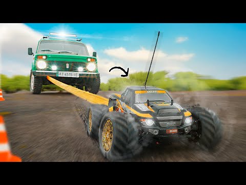 Видео: ЧИ ПОТЯГНЕ РАДІОКЕРОВАНА МАШИНКА СПРАВЖНЮ ?