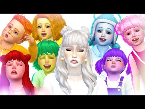 Видео: The sims 4 "100 детей №3