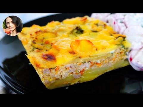Видео: Вкусный СЫТНЫЙ ОБЕД! Картофельная ЗАПЕКАНКА с Фаршем Рецепт | Кулинарим с Таней