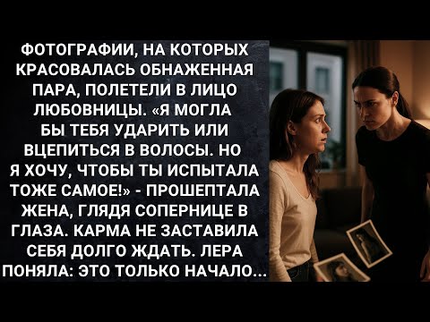 Видео: Фотографии, на которых красовалась обнаженная пара, полетели в лицо любовницы. Я могла бы...