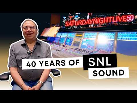 Видео: Он микшировал SNL 40 лет (его последний вечер)