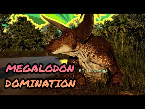 Видео: Чилловый трайк - MEGALODON DOMINATION the isle EVRIMA