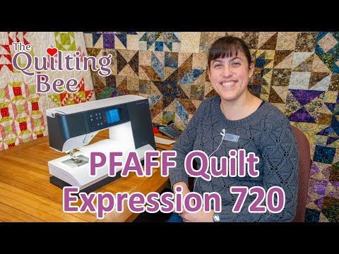Видео: Функции и демонстрационные ролики строчек Pfaff Quilt Expression 720 — великолепная швейная машин...