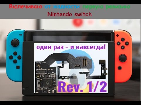 Видео: Чиповка  nintendo switch 1.rev