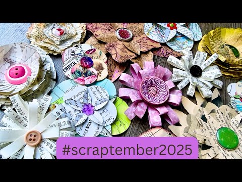 Видео: СКРАПТЕМБЕР ЗАКАНЧИВАЕТСЯ… С ЦВЕТАМИ! #скраптембер2025