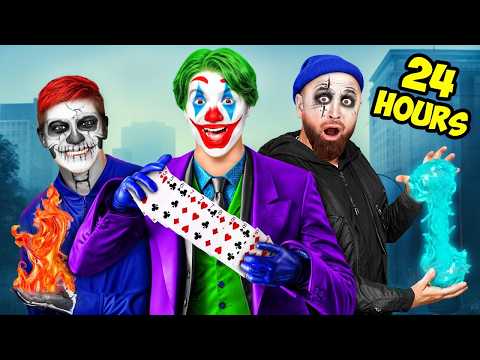 Видео: Стали СУПЕРЗЛОДЕЯМИ на 24 Часа !