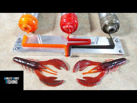 Видео: Давайте попробуем трёхцветные приманки для ловли краба: изготовление мягких пластиковых приманок