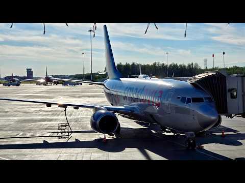 Видео: Boeing 737-700 а/к Smartavia | Рейс Санкт-Петербург — Сыктывкар