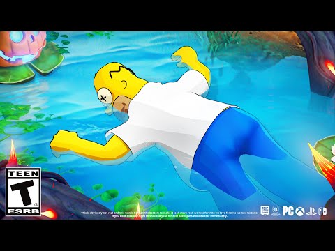 Видео: У Fortnite X Simpsons проблемы..