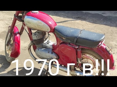 Видео: Jawa 360 (350) Ява после длительного простоя.