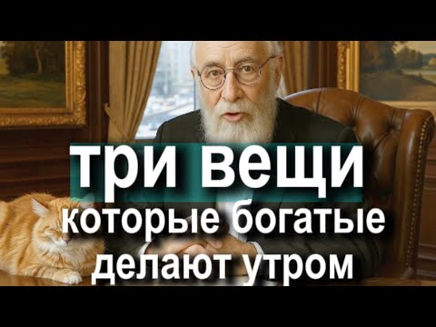 Видео: Три вещи, которые богатые делают утром, а бедные — никогда