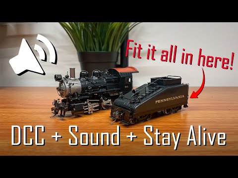 Видео: Как установить звук DCC в латунные паровые двигатели ДЕШЕВО