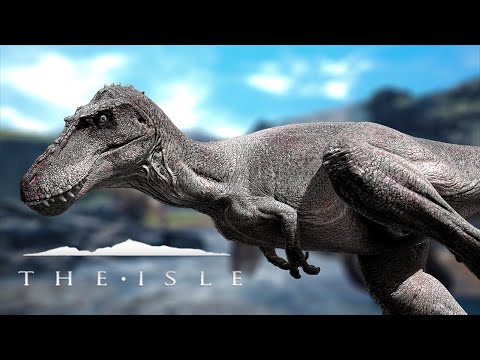 Видео: БЕЛЫЙ ТИРАННОЗАВР РЕКС ПОКОРЯЕТ THE ISLE