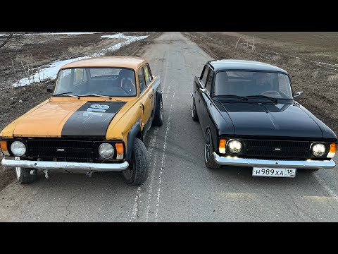 Видео: ИЖи валят, гонка москвичей 412