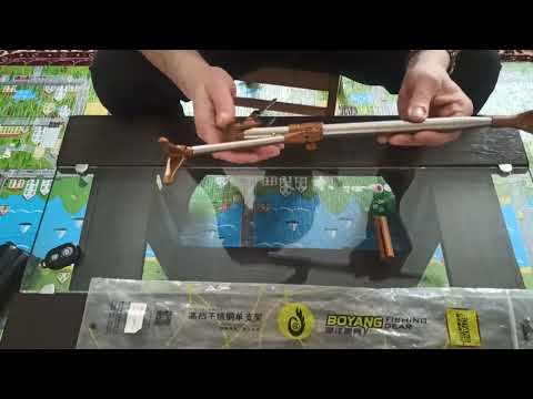 Видео: Телескопический держатель для удочки.