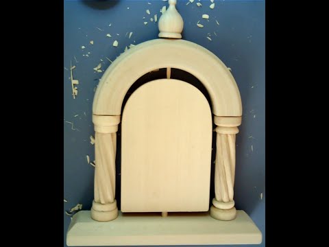 Видео: Резной киот, резная икона ч.1