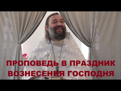 Видео: Проповедь в праздник Вознесения Господня. Священник Валерий Сосковец