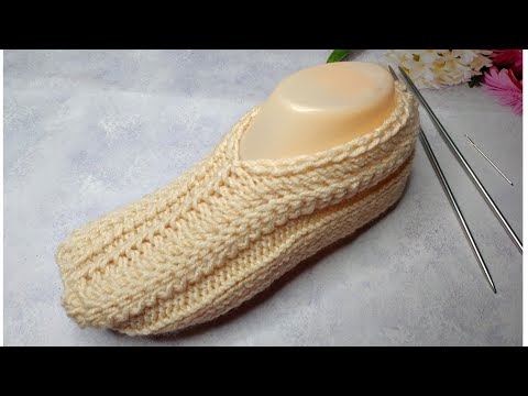 Видео: #следкиОднимПолотном Очень простые следки Одним полотном,но с Удобной пяткой 😉