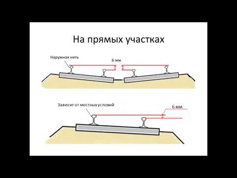 Видео: Содержание рельсовой колеи по уровню на прямых участках пути