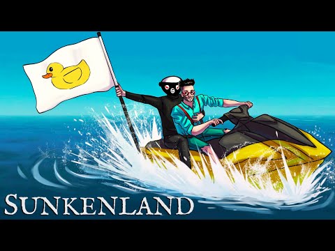 Видео: ВОТ ТЕПЕРЬ ХОТЬ НА КРАЙ ЗЕМЛИ! СКРАФТИЛИ ГИДРОЦИКЛ В SUNKENLAND
