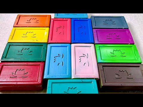 Видео: ASMR soap cutting Painted soap Relaxing sounds АСМР мыло