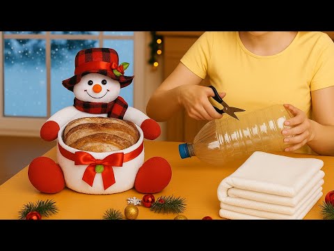 Видео: 😍Всеми любимая корзина/☃️ Как сделать корзинку для снеговика из пластиковой бутылки