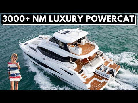 Видео: 2021 AQUILA 70 LUXURY POWER CATAMARAN Yacht Tour Аренда сафари