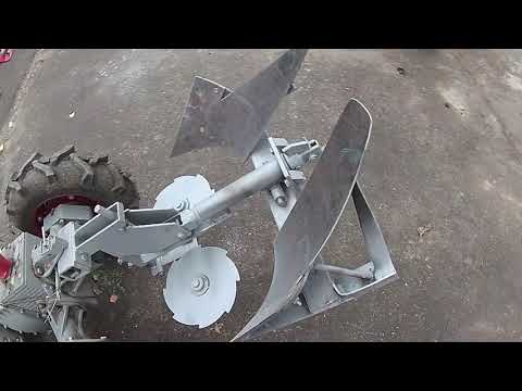 Видео: Новый оборотный плуг с подрезными дисками