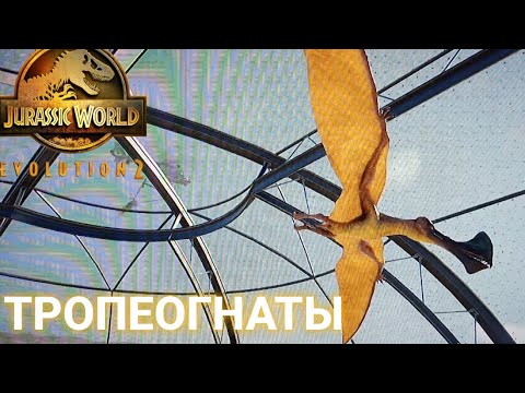 Видео: первые Тропеогнаты в Jurassic world evoluation 2